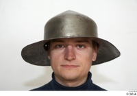  Photos Medieval Knight Kettle Hat plate Helmet 1 Head Kettle Hat plate Helmet Medieval helm army plate 0001.jpg